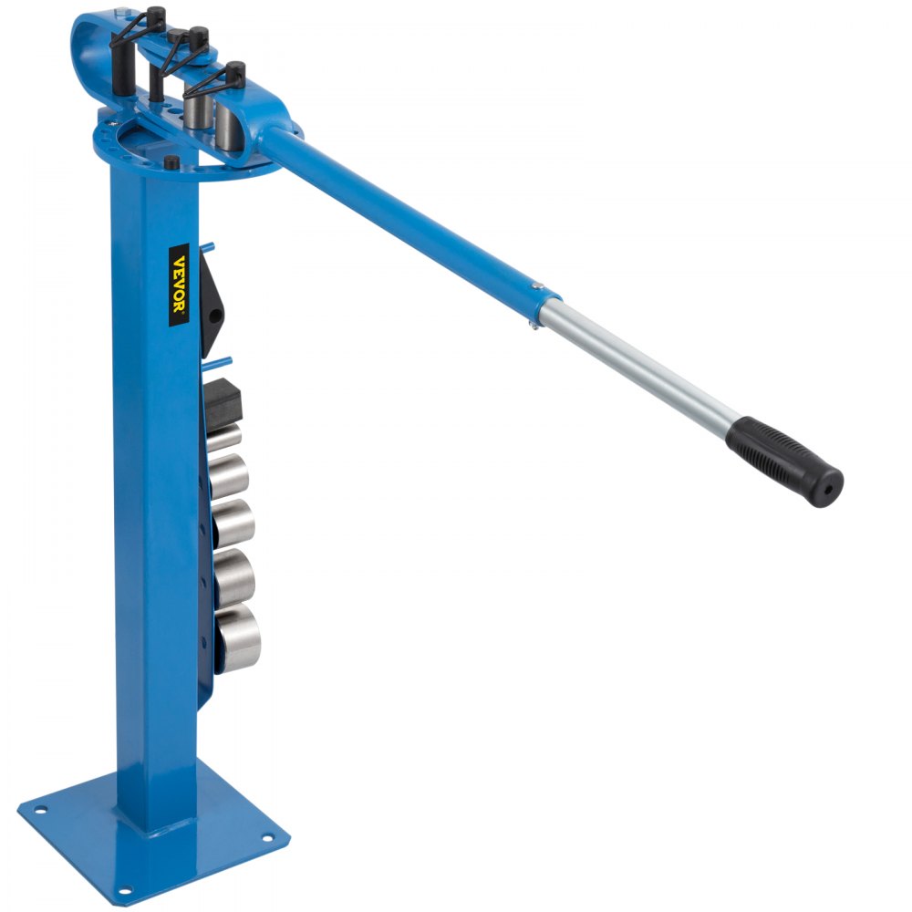VEVOR YP-38 Metal Bender 1"-3" Flat Bar Square Rod Bending 7 Dies w/ Floor Stand