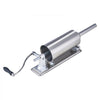 VEVOR Manual Sausage Stuffer, 2.5 L / 6 LBS Horizontal Sausage Machine with U-type Clamp, Made of Food-Grade Stainless Steel, Includes 8 Stuffing Tubes, for Home Kitchen Restaurant Commercial