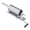 VEVOR Manual Sausage Stuffer, 2.5 L / 6 LBS Horizontal Sausage Machine with U-type Clamp, Made of Food-Grade Stainless Steel, Includes 8 Stuffing Tubes, for Home Kitchen Restaurant Commercial