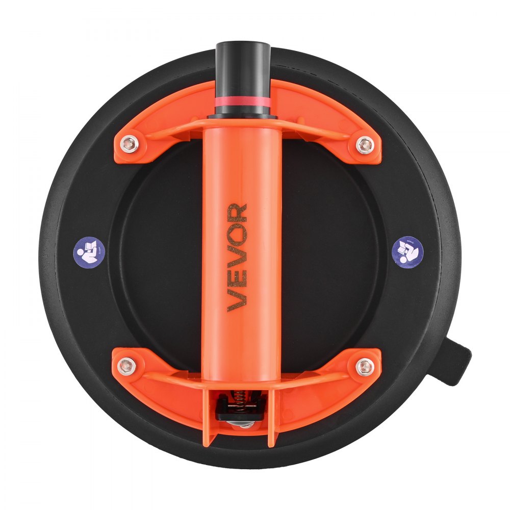 VEVOR Vacuum Suction Cup, 8-Inch Vacuum Glass Lifter with ABS Handle, 400 lbs Max Lifting Capacity Tile Suction Cup Tool with Carrying Case for Lifting Large Tile, Granite, Drywall, Windows (1-Pack)