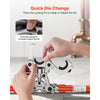 VEVOR Copper Tube Fittings Press Crimping Tool for 1/2" 3/4" 1" Pipes, 360° Rotatable Crimper Press Tool with 3 VUS Jaws, Locking Pin, Extendable Handle and Toolbox for Elbow & Tee Fittings