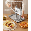 VEVOR Manual Pizza Dough Press Machine, 9.5 inch Pizza Pastry Press Plate, Stainless Steel Bread Presser, Commercial Chapati Sheet Crust Maker, Forming Machine with Handle and 100 Pcs Parchment Paper