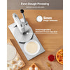 VEVOR Manual Pizza Dough Press Machine, 9.5 inch Pizza Pastry Press Plate, Stainless Steel Bread Presser, Commercial Chapati Sheet Crust Maker, Forming Machine with Handle and 100 Pcs Parchment Paper