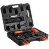 VEVOR Knockout Punch Set, 15 Ton Hydraulic Knockout Set, 1/2" to 4" KO Tool Kit Hole Making Tool, KO Tools Kit W/10 Dies for Metal Electrical Cabinets, Electrical Control Cabinets, Switch Cabinets