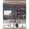 VEVOR Punching Bag Stand, Steel Heavy Duty Workout Equipment, Boxing Punching Bag Stand, Holds Up to 140 lbs, Freestanding Sandbag Rack with Weighted Base, Training Equipment for Home Gym Fitness