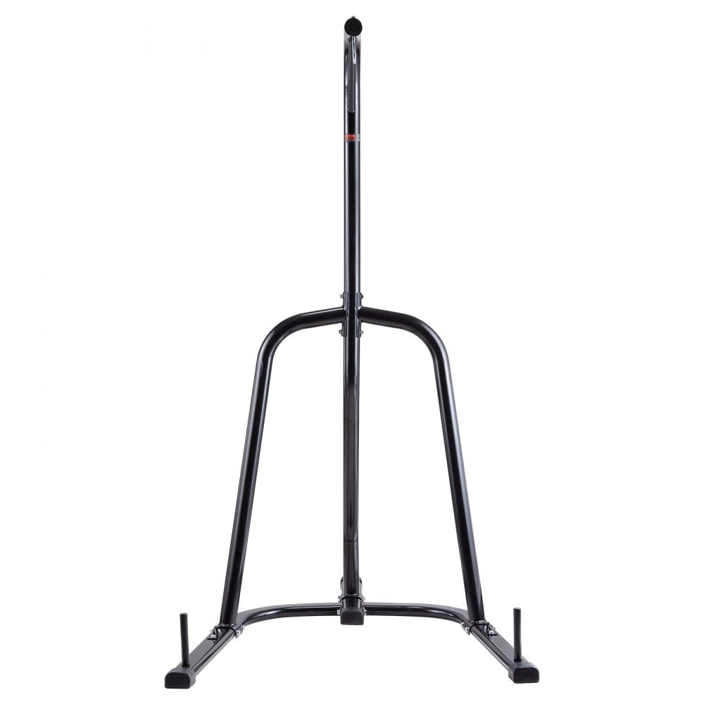 VEVOR Punching Bag Stand, Steel Heavy Duty Workout Equipment, Boxing Punching Bag Stand, Holds Up to 140 lbs, Freestanding Sandbag Rack with Weighted Base, Training Equipment for Home Gym Fitness