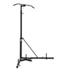 VEVOR 2 in 1 Punching Bag Stand, Steel Heavy Duty Workout Equipment, Adjustable Height Boxing Punching Bag Stand with Pull Up Bar, Freestanding Sandbag Rack, Holds Up to 140 lbs, for Home Gym Fitness