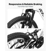 VEVOR Mountain Bike for Men and Women 20 inch Outdoor Bicycle 6 Speeds, Adult Bikes, Full Suspension, Adjustable Saddle, All-Terrain Tires, High Carbon Steel Frame, Dual Brakes, Pre-Assembled