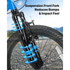 VEVOR Mountain Bike for Men and Women 20 inch Outdoor Bicycle 6 Speeds, Adult Bikes, Front Suspension, Adjustable Saddle, All-Terrain Tires, High Carbon Steel Frame, Dual Brake, Pre-Assembled