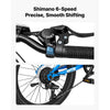 VEVOR Mountain Bike for Men and Women 20 inch Outdoor Bicycle 6 Speeds, Adult Bikes, Front Suspension, Adjustable Saddle, All-Terrain Tires, High Carbon Steel Frame, Dual Brake, Pre-Assembled