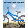 VEVOR Mountain Bike for Men and Women 20 inch Outdoor Bicycle 6 Speeds, Adult Bikes, Front Suspension, Adjustable Saddle, All-Terrain Tires, High Carbon Steel Frame, Dual Brake, Pre-Assembled