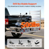 VEVOR Hitch Mount Wheelchair Carrier, 500LBS Mobility Scooter Carrier with Folding Ramp, Aluminum Hitch Cargo Rack Basket & Stabilizer Kit, Fits 2" Receiver for Truck SUV Car, 50" x 29.5" x 8.9"