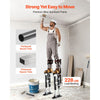 VEVOR Drywall Stilts, 19.1–31.1 in Adjustable Aluminum Painter Stilts, 228 lbs Load Capacity, Non-Slip Rubber Feet, Dual Spring Shock Absorption, Comfortable Leg Straps for Painting, Decoration, Black