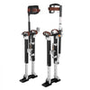 VEVOR Drywall Stilts, 19.1–31.1 in Adjustable Aluminum Painter Stilts, 228 lbs Load Capacity, Non-Slip Rubber Feet, Dual Spring Shock Absorption, Comfortable Leg Straps for Painting, Decoration, Black