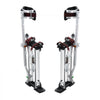 VEVOR Drywall Stilts, 18''-30'' Adjustable Aluminum Tool Stilts with Protective Knee Pads, Durable and Non-slip Work Stilts for Sheetrock Painting, Walking, Taping, Silver