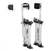 VEVOR Drywall Stilts, 18''-30'' Adjustable Aluminum Tool Stilts with Protective Knee Pads, Durable and Non-slip Work Stilts for Sheetrock Painting, Walking, Taping, Silver