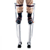 VEVOR Drywall Stilts, 24''-40'' Adjustable Aluminum Tool Stilts with Protective Knee Pads, Durable and Non-slip Work Stilts for Sheetrock Painting, Walking, Taping, Silver