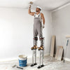 VEVOR Drywall Stilts, 16.1–24.1 in Adjustable Aluminum Painter Stilts, 228 lbs Load Capacity, Non-Slip Rubber Feet, Dual Spring Shock Absorption, Comfortable Leg Straps for Painting, Decoration,Silver