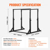 VEVOR Dip Bar, 800 lbs Capacity, Heave Duty Dip Stand Station with Adjustable Height, Fitness Workout Dip Bar Station Stabilizer Parallette Push Up Stand, Parallel Bars for Strength Training Home Gym