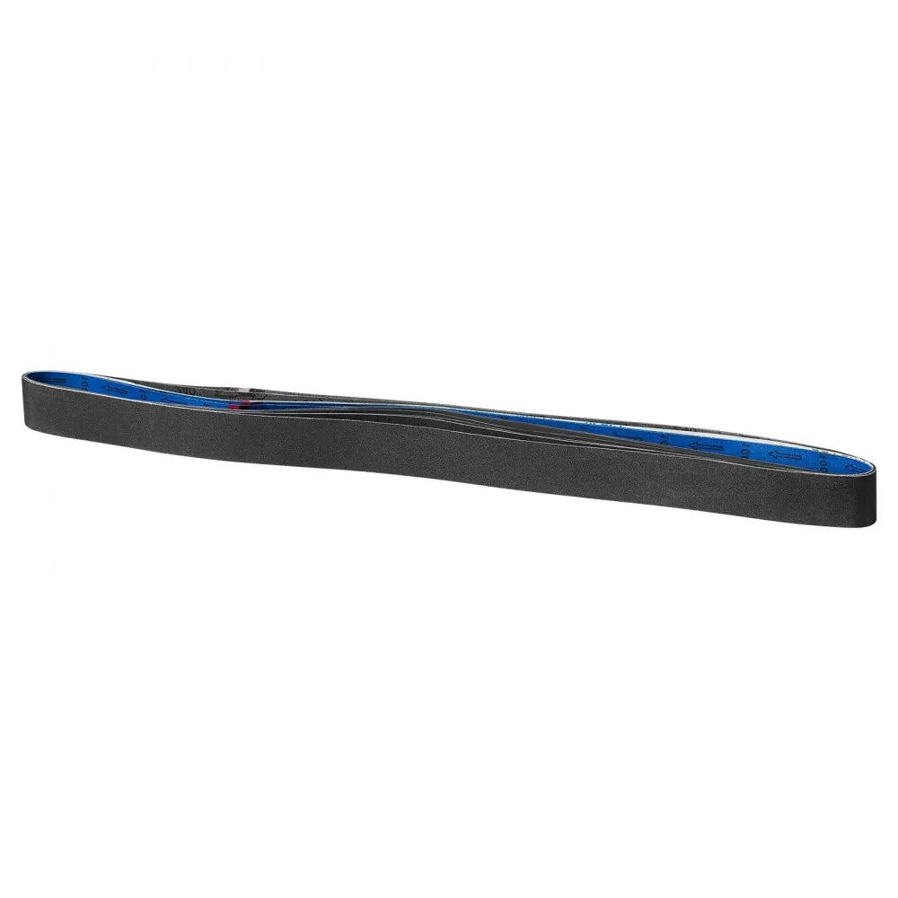 VEVOR Sanding Belts, 2 x 72-inch Belt Sander Sanding Belts, 6 PCS (Each of 120 240 400 600 800 1000 Grits) Silicon Carbide for Knife Sharpening, Metalworking, Composites, Plastic Finishing