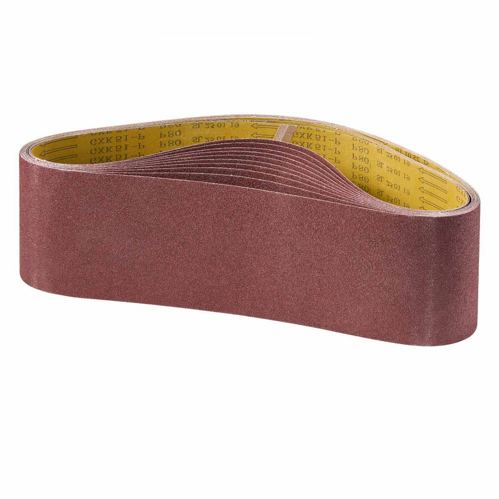 VEVOR Sanding Belts, 6 x 48-inch Belt Sander Sanding Belts, 10PCS 80 Grit Aluminum Oxide for Woodworking, Steel, Aluminum, Non-Ferrous Metals