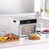 VEVOR Food Dehydrator Machine, 6 Stainless Steel Trays, 400W Electric Food Dryer with Adjustable Temperature & 24-Hour Timer, Freeze Dryer for Jerky, Meat, Fruit, Vegetables, Herbs, Dog Treats