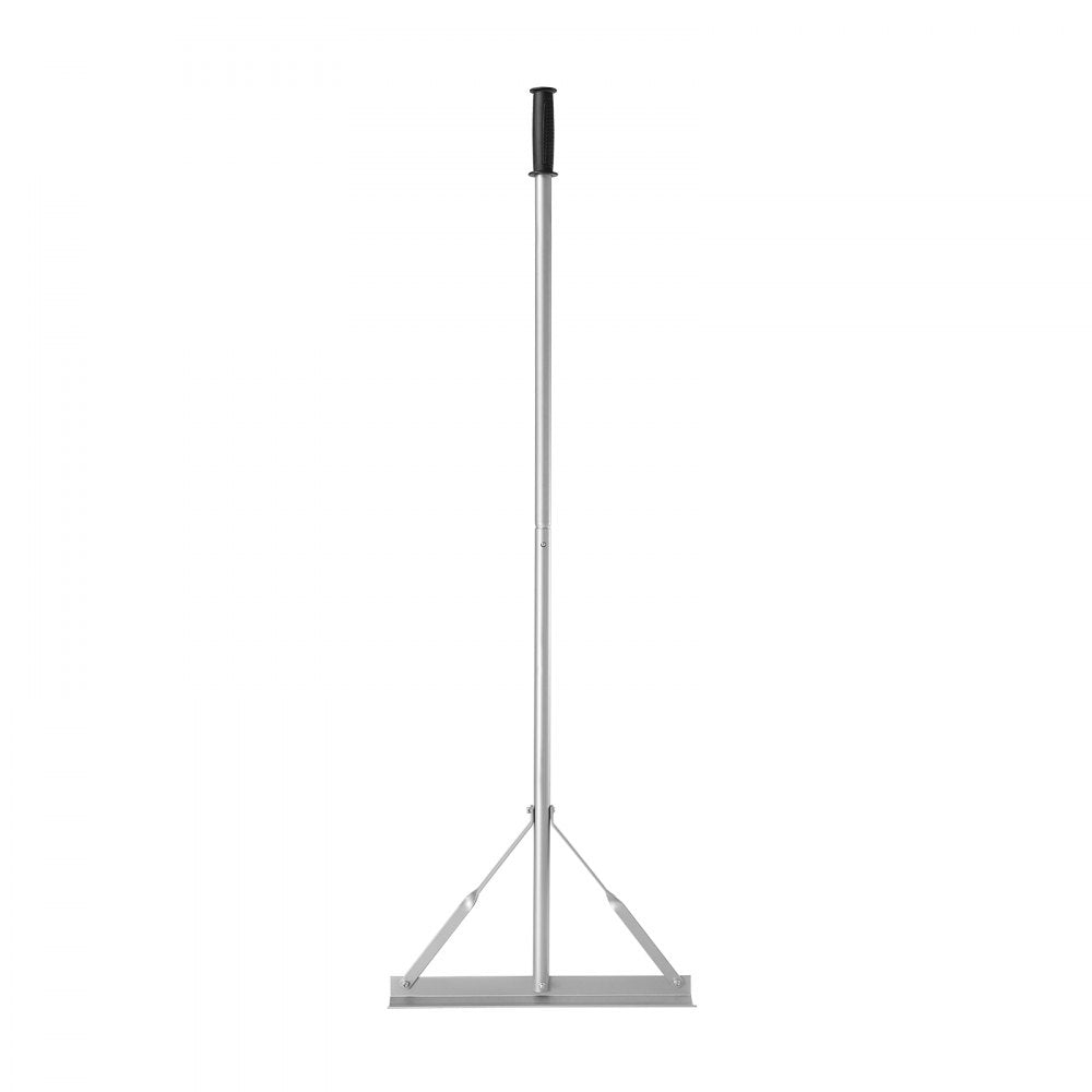 VEVOR Landscape Rake, 60 inch Handle 20 inch Wide Head, Large Heavy Duty Aluminum Landscaping Level, Asphalt Rake Tool for Asphalt & Land Leveling, Concrete Paving, Sand Flattening, No Teeth