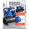VEVOR Air Compressor Pump Head, 5HP 14.9CFM, 3-Cylinder Oil Lubricated Air Compressor Pump Head, Dual Stage Cast Iron Replacement Head with Max 175PSI Pressure for Woodworking Auto Repair