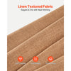 VEVOR Natural Linen Curtains, 52 x 84 inch 2 Panels Set, Grommet Light Filtering Thick Flax Textured Linen Drapes, Privacy Burlap for Living Room, Bedroom, Farmhouse, Sunroom, Office Window Curtain