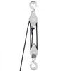 VEVOR 4400 lbs Breaking Strength 100 FT Rope Pulley Hoist, 5:1 Lifting Power Heavy Duty Pulley System with 2pcs Soft Loops, Metal Wheels Bearing Structure, Block and Tackle for Lifting Heavy Objects