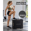 VEVOR 3-in-1 Wooden Plyo Box, 20/24/30-Inch, Non-Slip Plyometric Jump Boxes, for Home Gym, Step-Up Training Exercise Platform with Smooth Edges, Built-In Handles, Pre-Drilled Holes & Stable Support