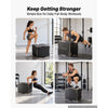 VEVOR 3-in-1 Wooden Plyo Box, 20/24/30-Inch, Non-Slip Plyometric Jump Boxes, for Home Gym, Step-Up Training Exercise Platform with Smooth Edges, Built-In Handles, Pre-Drilled Holes & Stable Support