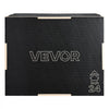 VEVOR 3-in-1 Wooden Plyo Box, 20/24/30-Inch, Non-Slip Plyometric Jump Boxes, for Home Gym, Step-Up Training Exercise Platform with Smooth Edges, Built-In Handles, Pre-Drilled Holes & Stable Support