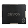 VEVOR 3-in-1 Wooden Plyo Box, 20/24/30-Inch, Non-Slip Plyometric Jump Boxes, for Home Gym, Step-Up Training Exercise Platform with Smooth Edges, Built-In Handles, Pre-Drilled Holes & Stable Support