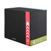 VEVOR 3-in-1 Rebonded Foam Plyo Box, 16/20/24-Inch, Plyometric Jump Boxes, for Home Gym, Non-Slip Step-Up Training Exercise Platform with Impact Cushioning, PVC Mesh, Shape Retention & Stable Support