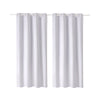 VEVOR Blackout Curtains, 84 Inch Length 2 Panels Set, 52 Inch Wide Each, Thermal Insulated 100% Blackout Light Blocking Drapes, 3-Layer, with Grommets, Curtains for Bedroom Living Room Window, White