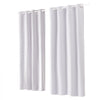 VEVOR Blackout Curtains, 84 Inch Length 2 Panels Set, 52 Inch Wide Each, Thermal Insulated 100% Blackout Light Blocking Drapes, 3-Layer, with Grommets, Curtains for Bedroom Living Room Window, White