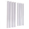 VEVOR Blackout Curtains, 84 Inch Length 2 Panels Set, 52 Inch Wide Each, Thermal Insulated 100% Blackout Light Blocking Drapes, 3-Layer, with Grommets, Curtains for Bedroom Living Room Window, White