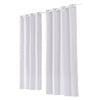 VEVOR Blackout Curtains, 84 Inch Length 2 Panels Set, 52 Inch Wide Each, Thermal Insulated 100% Blackout Light Blocking Drapes, 3-Layer, with Grommets, Curtains for Bedroom Living Room Window, White