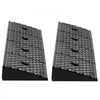 VEVOR Rubber Curb Ramp, 33069 lbs Load Capacity, 2 Inches Rise Height Heavy Duty Rubber Threshold Ramp with Drainage Tank for Wheelchairs, Strollers, Motorcycles, Cars, Lawn Mowers & Trailers, 2 Pack