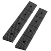 VEVOR Rubber Curb Ramp, 33069 lbs Load Capacity, 2 Inches Rise Height Heavy Duty Rubber Threshold Ramp with Drainage Tank for Wheelchairs, Strollers, Motorcycles, Cars, Lawn Mowers & Trailers, 2 Pack