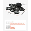 VEVOR Electric Drum Set, 7 Pads, Roll-up Drum Practice Pad, Electronic Drumset with Headphone