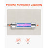 VEVOR UV Water Purifier, 8W 1GPM, 110V Versatile Ultraviolet Water Purifier Filter with Stainless Steel Housing, Whole House UV Water Filter with Quartz Sleeve Fit for Shower/Drinking/Cleaning