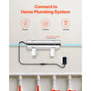 VEVOR UV Water Purifier, 8W 1GPM, 110V Versatile Ultraviolet Water Purifier Filter with Stainless Steel Housing, Whole House UV Water Filter with Quartz Sleeve Fit for Shower/Drinking/Cleaning