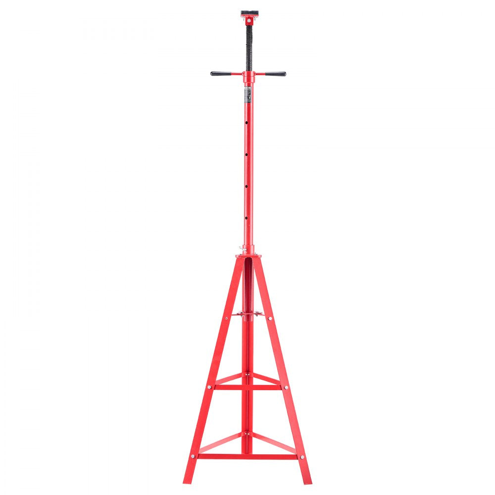 VEVOR Under Hoist Tripod Stand, 2 Ton (4409 lbs) Capacity High Lift Jack Stand Reach Underhoist Support, Lifting from 47.24" to 84.65", 4-Level Adjustable Height, Heavy Duty Carbon Steel for Car Lift