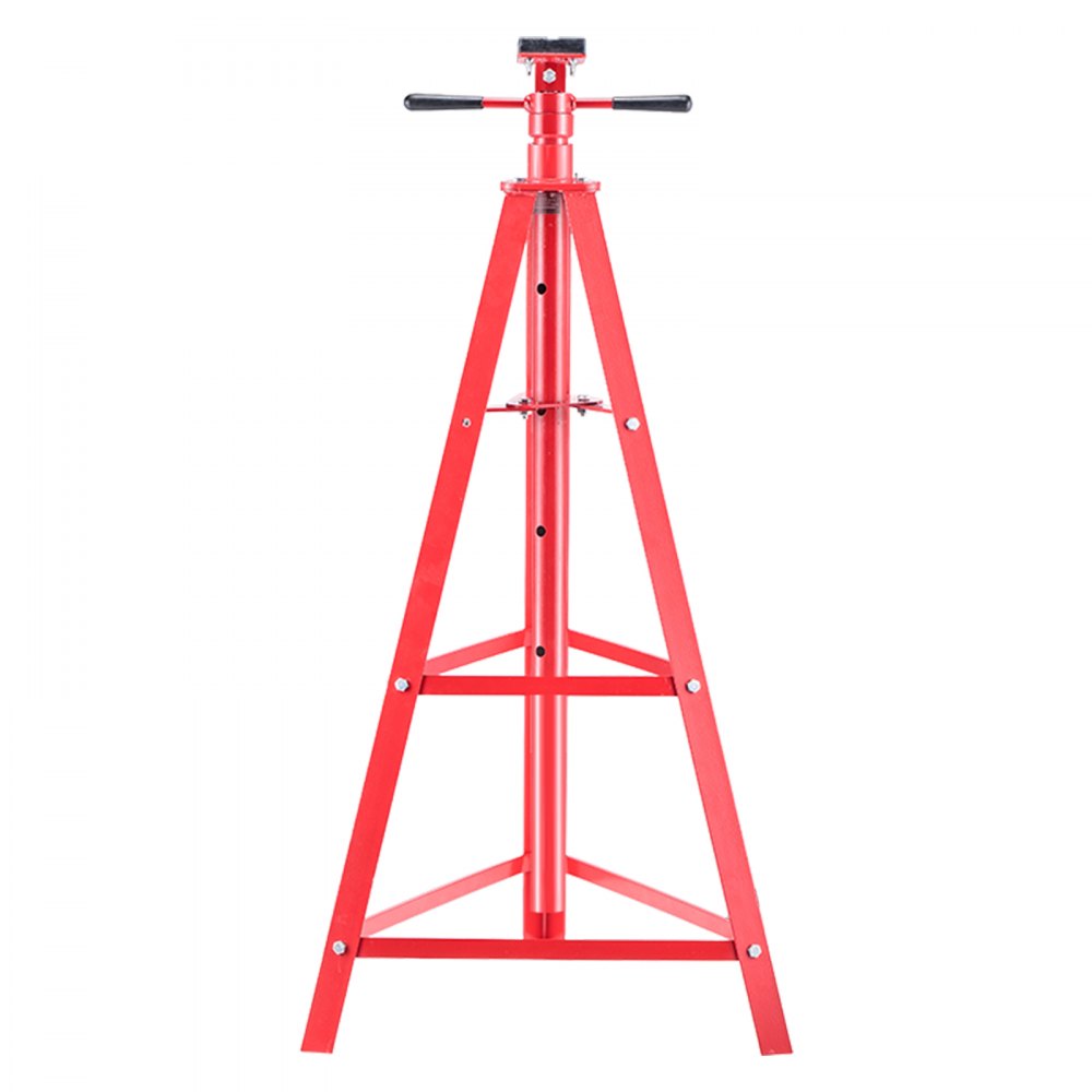 VEVOR Under Hoist Tripod Stand, 2 Ton (4409 lbs) Capacity High Lift Jack Stand Reach Underhoist Support, Lifting from 47.24" to 84.65", 4-Level Adjustable Height, Heavy Duty Carbon Steel for Car Lift