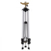 VEVOR Impact Sprinkler on Tripod Base, Heavy Duty Tripod Sprinklers with Brass Head & 3/4" Connector, 360 Degree Large Area Coverage Irrigation Sprinkler, Adjustable Heights Sprinkler for Yard Gray