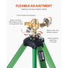 VEVOR Impact Sprinkler on Tripod Base, 2 Packs, Heavy Duty Tripod Sprinklers with Brass Head & 3/4"NH Connector, 360 Degree Large Area Irrigation Sprinkler, Adjustable Heights Sprinkler for Yard
