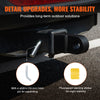 VEVOR Shackle Hitch Receiver, Fits 2" Receivers, 52900 lbs Breaking Strength, Heavy Duty Towing Accessories with Trailer Hitch Lock Pin for Trucks, Jeeps, Off-Road Vehicle Recovery, Aluminum Alloy