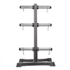 VEVOR Weight Plate Rack, L Frame Weight Plate Tree for 2-Inch Weight Plates, Standard Weight Plate Tree, 1000 lbs Load Capacity Weight Storage Holder, Home Gym Barbell Rack Storage Stand, Black